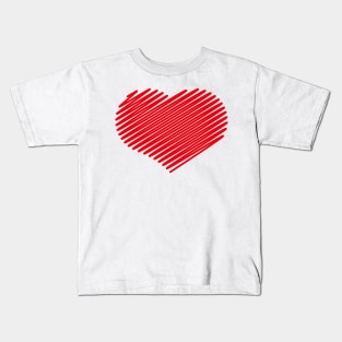 Drawn Heart Symbol (Love) Kids T-Shirt